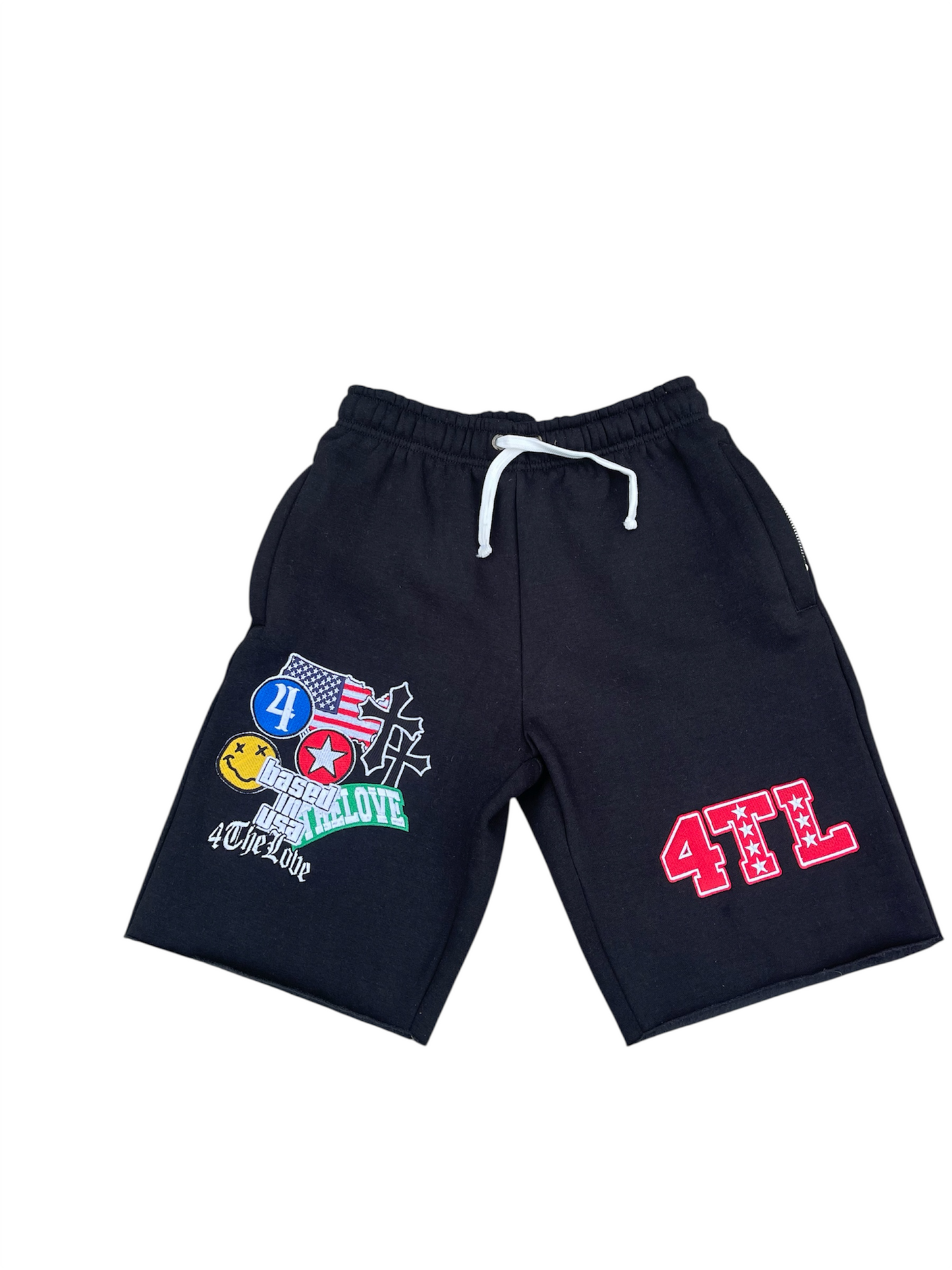 CITY HUSTLE SHORTS (BLACK)