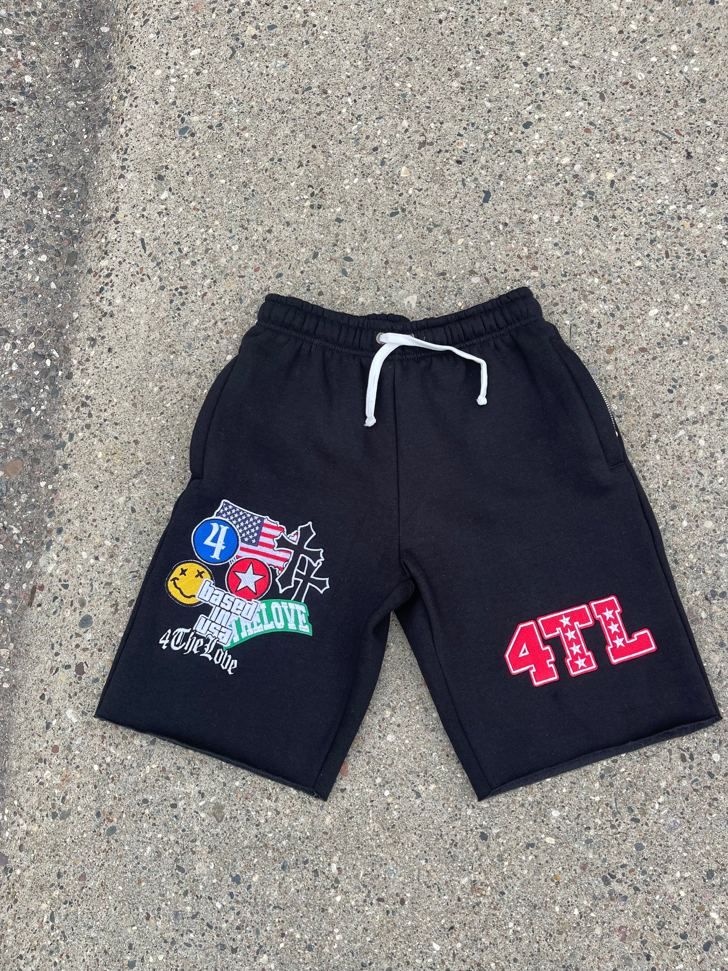 CITY HUSTLE SHORTS (BLACK)