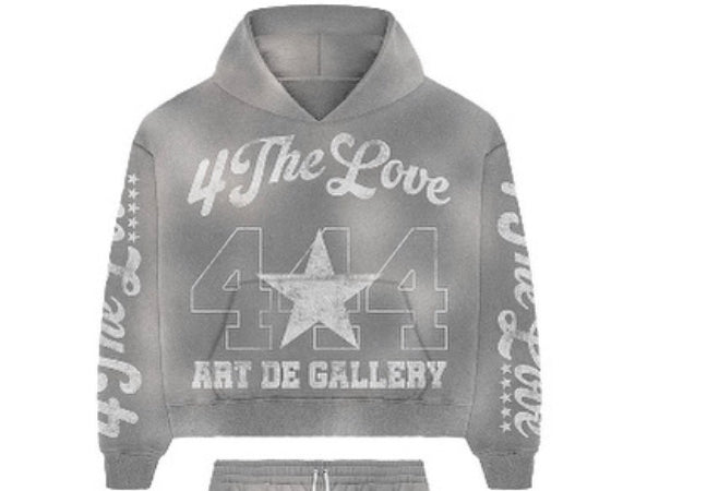 Cloud Grey Sundried 4 The Love Hoodie Only