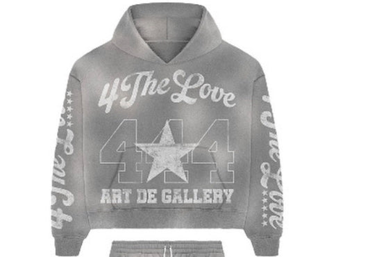 Cloud Grey Sundried 4 The Love Hoodie Only